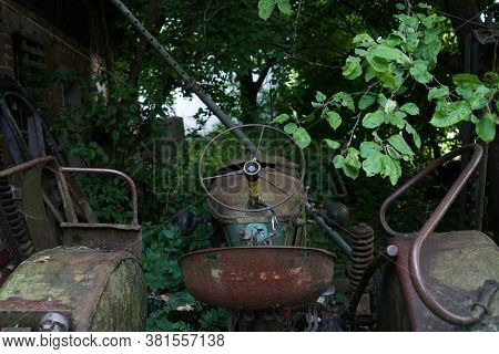 Abandoned Place In Summer Photographed With Natural Light