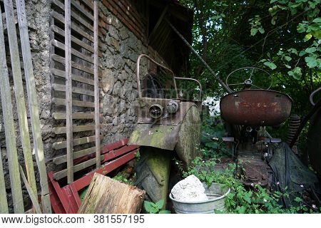 Abandoned Place In Summer Photographed With Natural Light