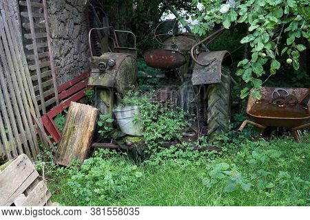 Abandoned Place In Summer Photographed With Natural Light