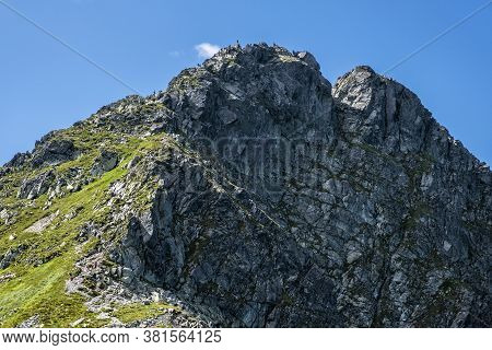 From Volovec To Ostry Rohac Peak, Western Tatras, Slovak Republic. Hiking Theme. Seasonal Natural Sc