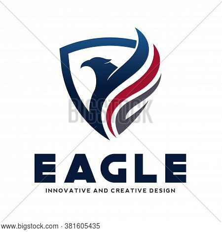 Eagle Security Logo. Fly Eagle Logo Vector