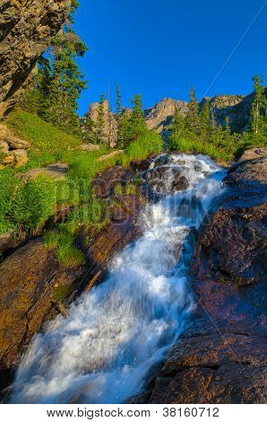 Cascade Creek Tyndal all'alba