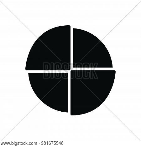Black Solid Icon For Piechart Diagram Blueprint Ground-plan Layout Chart Draft Circular Graph Infrog