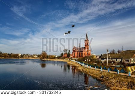 Belarus. St Antony Roman-catholic Church In Postavy