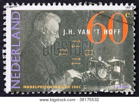 Postage stamp Netherlands 1991 Jacobus H. Van't Hoff, Chemistr