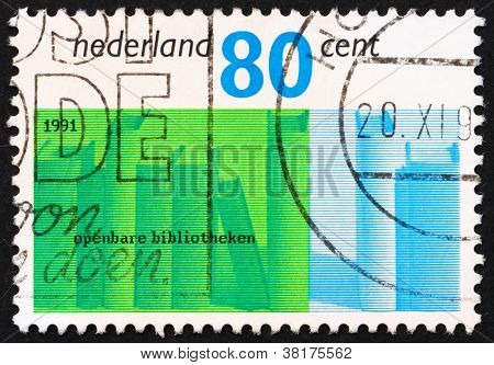 Postage stamp Netherlands 1991 Books