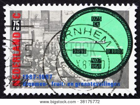 Postage stamp Netherlands 1987 Auction, Bidding and Price Indica