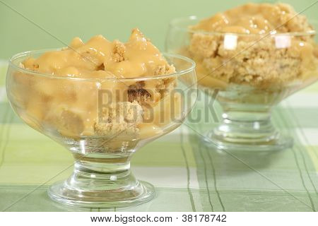 Crema pasticcera e Apple Crumble