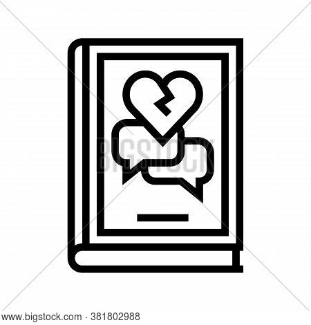 Drama Genre Line Icon Vector. Drama Genre Sign. Isolated Contour Symbol Black Illustration