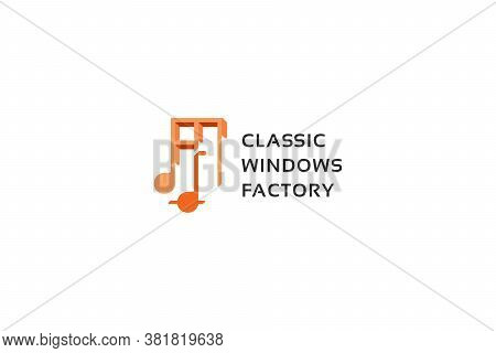 Template Logo Design For Windows Factory Or Manufacture