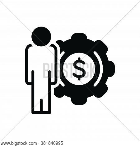 Black Solid Icon For Obligation Devior Arrearages Duty Requirement Responsibility Liability