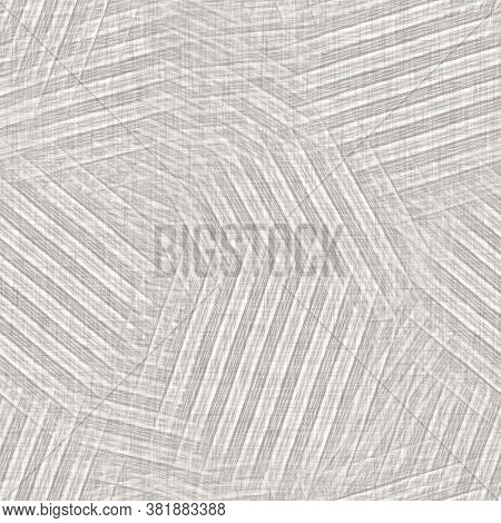 Seamless Light Grey Woven Collage Linen Texture Background. Flax Hemp Fiber Natural Pattern. Organic