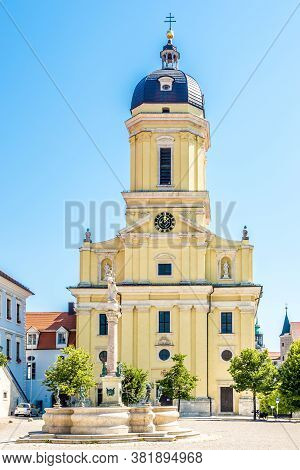 View At The Chuch Of Saint Peter In Neuburg An Der Donau - Germany