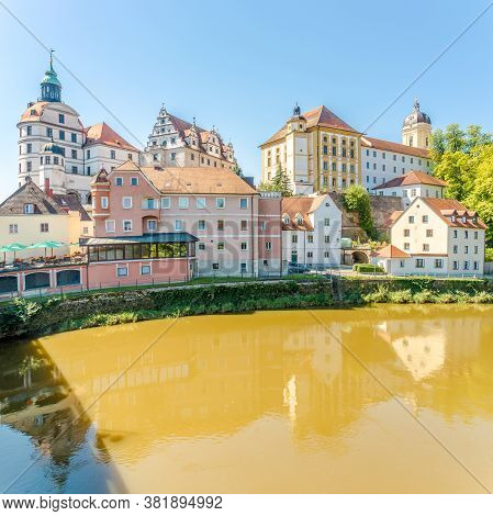 View At The Old Town Of Neuburg An Der Donau In Germany