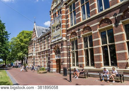 Assen, Netherlands - May 30, 2020: Historic Building Of The Drents Museum In Assen, Netherlands