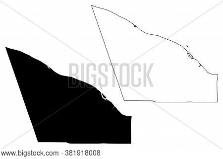 Mccracken County, Kentucky (u.s. County, United States Of America, Usa, U.s., Us) Map Vector Illustr