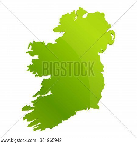 Ireland Landmark Teritory Icon. Cartoon Of Ireland Landmark Teritory Vector Icon For Web Design Isol