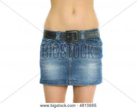 Jeans kjol