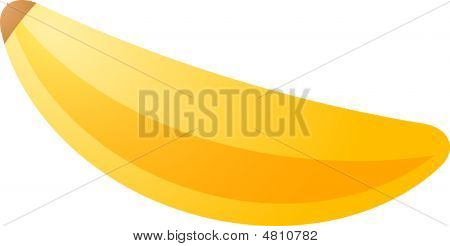 Banan frukt ikonen