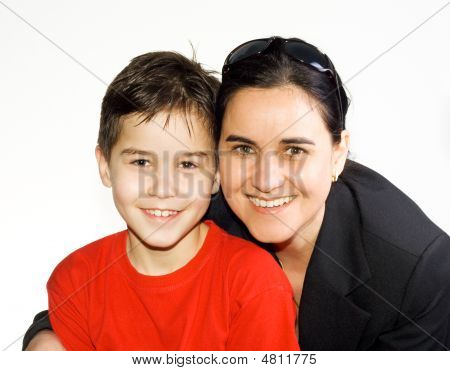 Mutter mit Sohn
