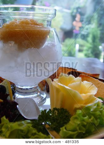 Caviale e olio