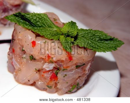 Insalata con un pesce