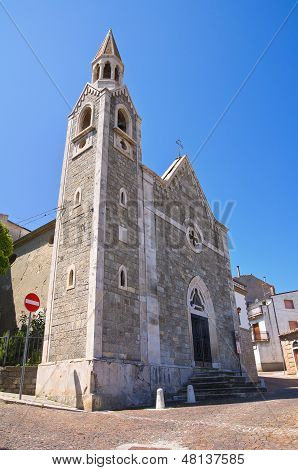 Kościół św Rocco. Alberona. Puglia. Włochy.