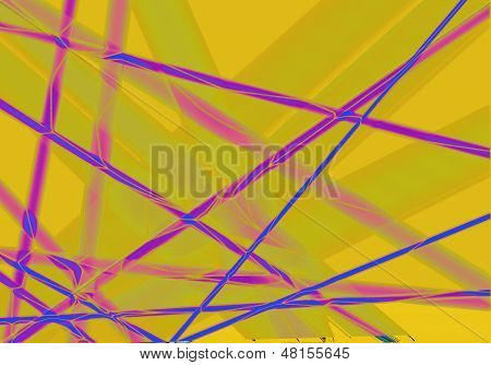 Abstract-straight Lines On A Blue Background