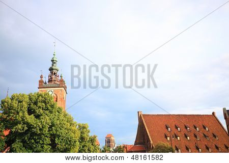 St. Catherine's Church In Gdansk, Poland