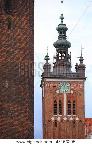 St. Catherine's Church In Gdansk, Poland