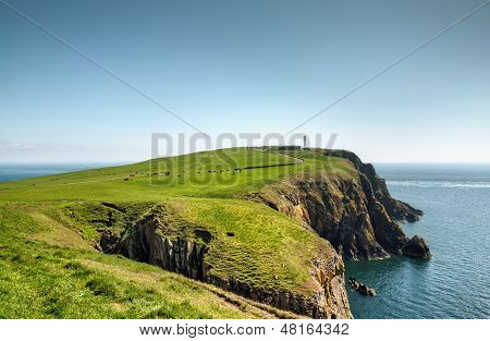 Kaap of baai aan de Mull of Galloway
