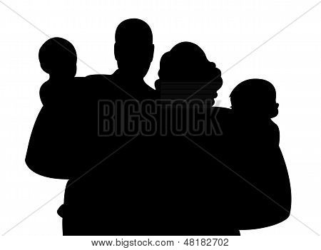 Happy Family Portrait Vector & Photo (Free Trial) | Bigstock
