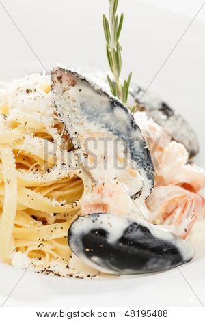Паста с морепродуктами 