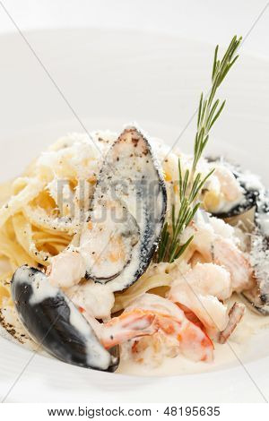 Паста с морепродуктами 