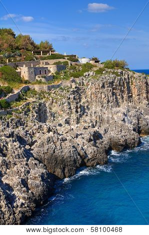 Ciolo bridge. Santa Maria di Leuca. Puglia. Italy.