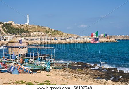 Panoramic view of Santa Maria di Leuca. Puglia. Italy.