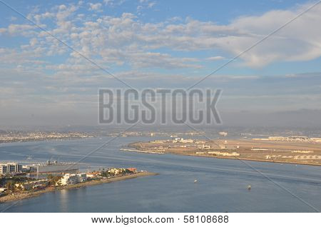 View of San Diego Bay from Point Loma