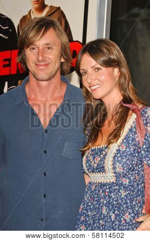 Jake Weber and wife Elizabeth at the Los Angeles Premiere of 