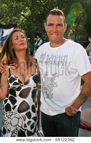 Tanya Jones and Vinnie Jones at the Los Angeles Premiere of 
