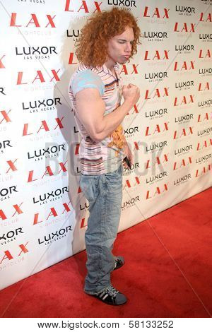 Carrot Top at the pre-VMA party hosted by Christina Aguilera. LAX Night Club, Las Vegas, NV. 09-08-07