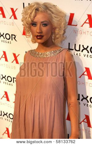 Christina Aguilera at the pre-VMA party hosted by Christina Aguilera. LAX Night Club, Las Vegas, NV. 09-08-07
