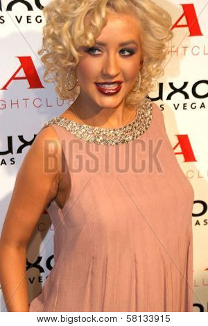 Christina Aguilera at the pre-VMA party hosted by Christina Aguilera. LAX Night Club, Las Vegas, NV. 09-08-07