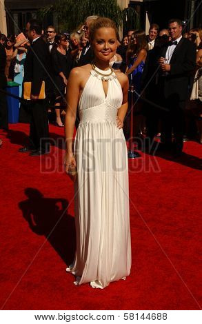 Marisa Coughlan arriving at the 59th Annual Primetime Emmy Awards. The Shrine Auditorium, Los Angeles, CA. 09-16-07