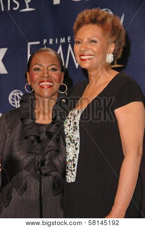Cicely Tyson and Leslie Uggams in the press room at the 59th Annual Primetime Emmy Awards. The Shrine Auditorium, Los Angeles, CA. 09-16-07