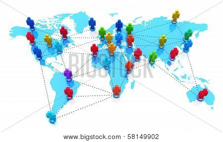 Social network concept