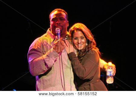 B.J. and Yvette Lopez  at a Charity Event to Benefit a Living Victim of the BTK Strangler. The Roxy, West Hollywood, CA. 09-23-07
