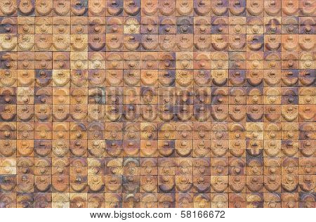 Pattern Of Earthenware Tile