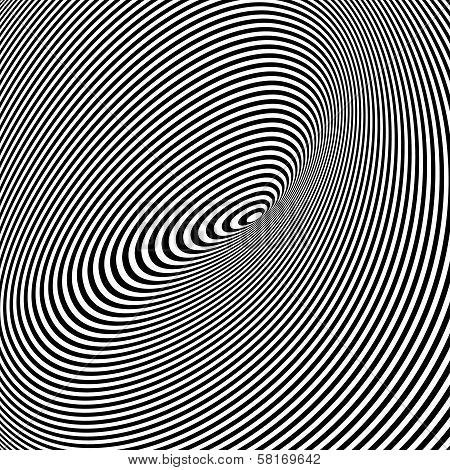 Black and White Opt Art Background