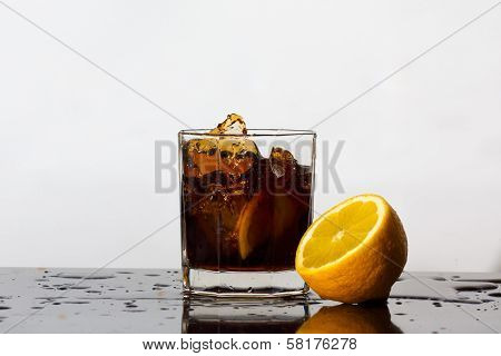 Splashing drink