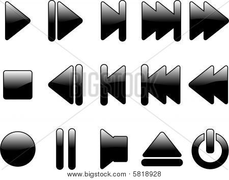 multimedialne symbole - wektor